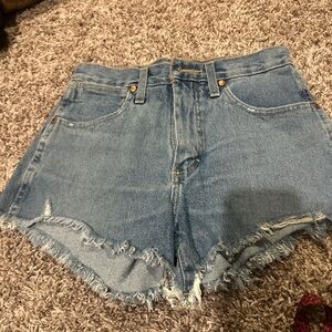 Denim shorts